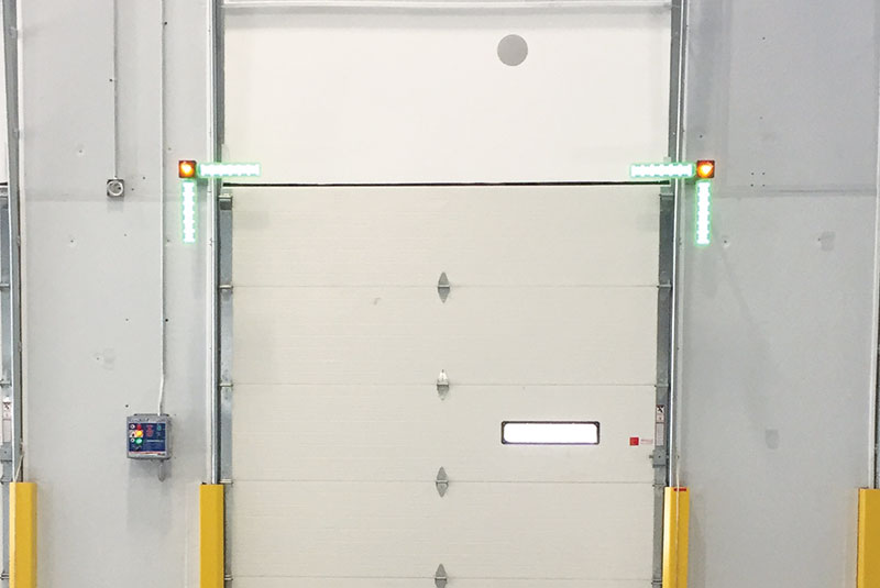 Edge Light (green) with Overhead Door