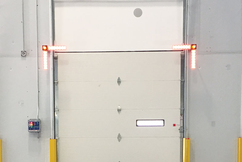 Edge Light (red) with Overhead Door